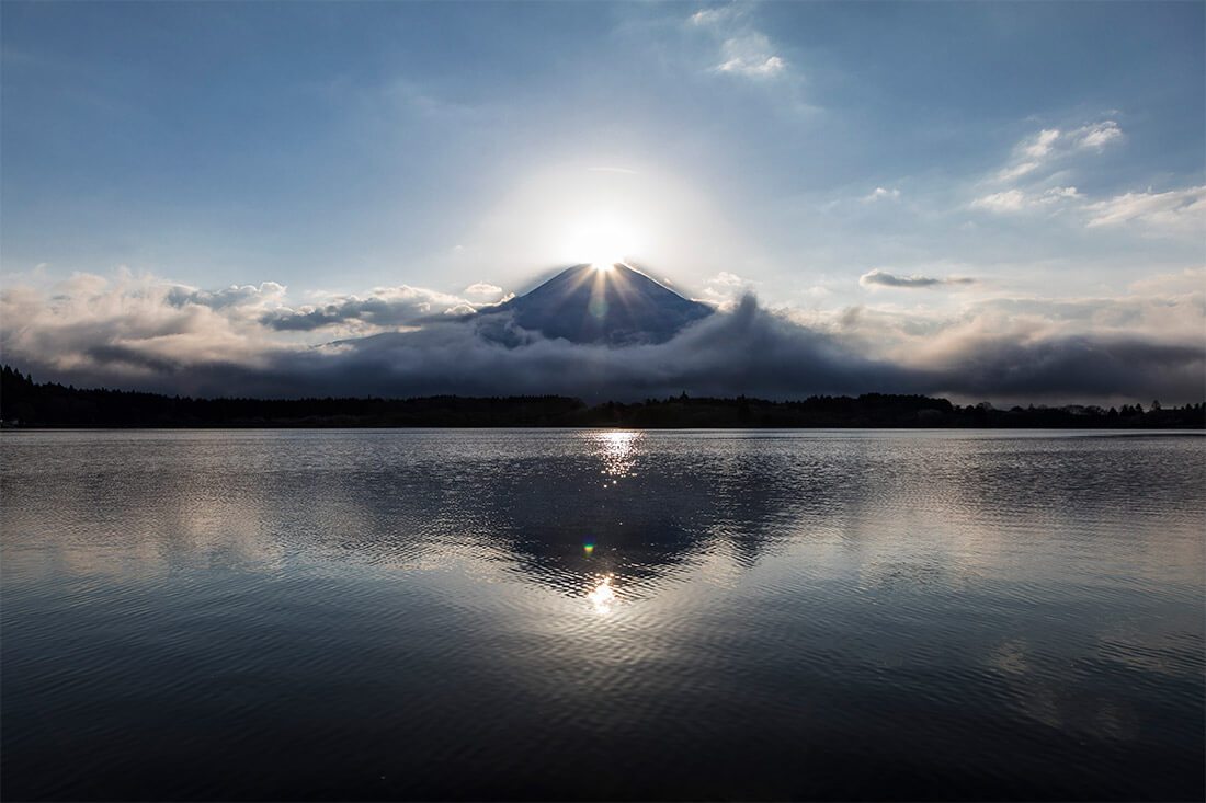 Diamond Fuji from Lake Tanukiko